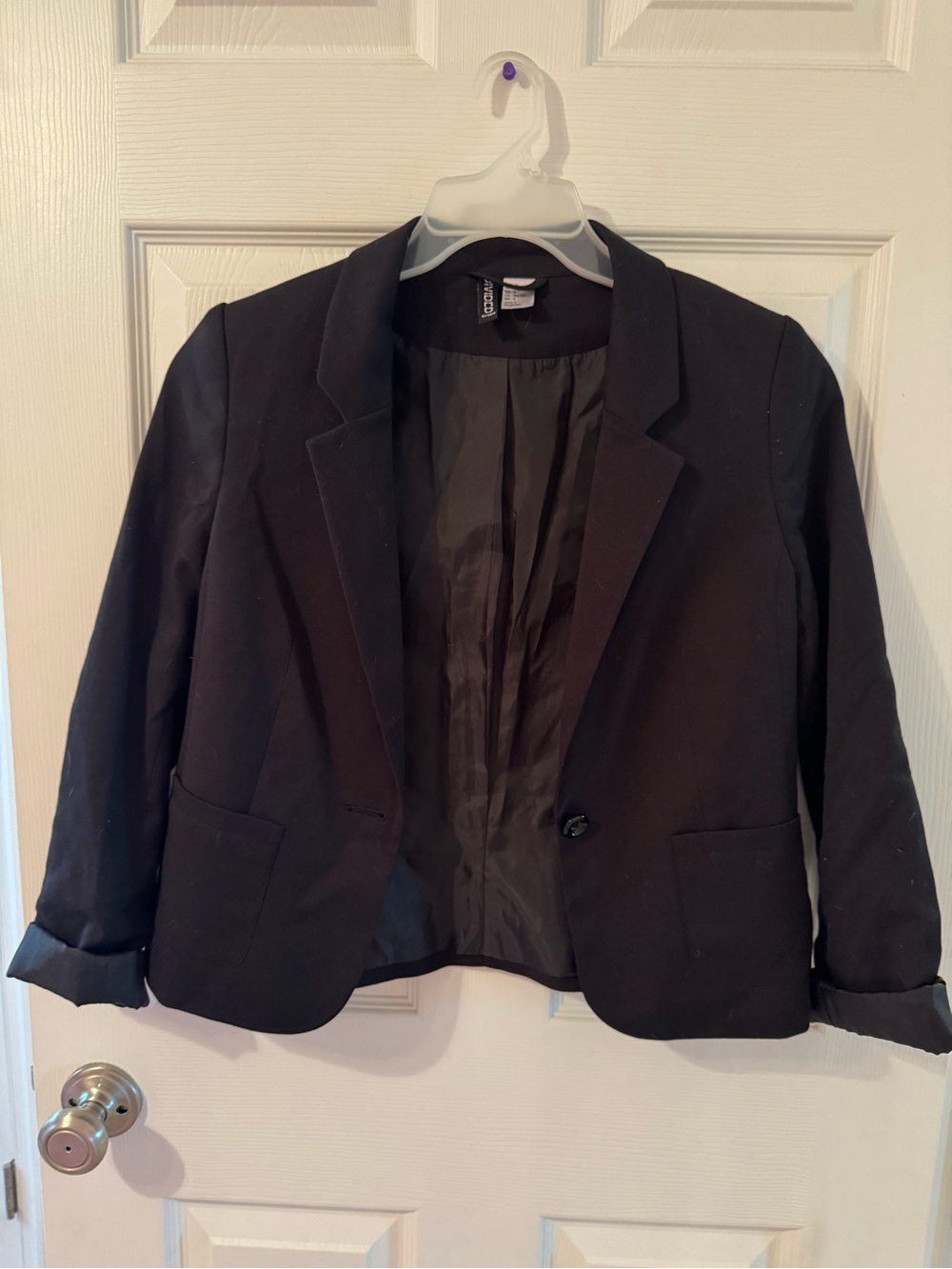 H&M Black Single-Button Women's Blazer